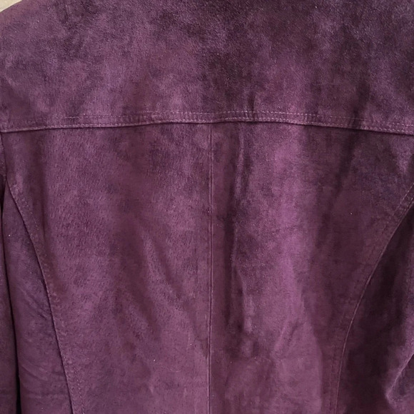 YVONNE MARIE~PURPLE JACKET~100% LEATHER~NWOT~ - Picture 9 of 9